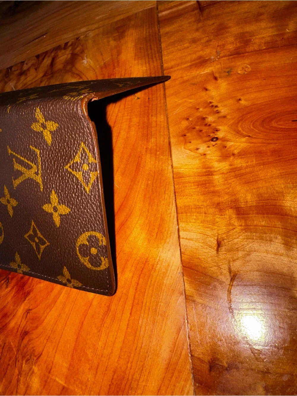 LOUIS VUITTON Monogram Porte Valeurs Checkbook Wallet